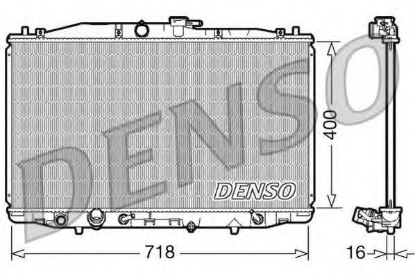 Imagine Radiator, racire motor DENSO DRM40023