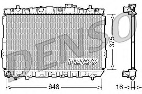 Imagine Radiator, racire motor DENSO DRM41001