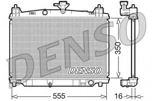 Imagine Radiator, racire motor DENSO DRM44016