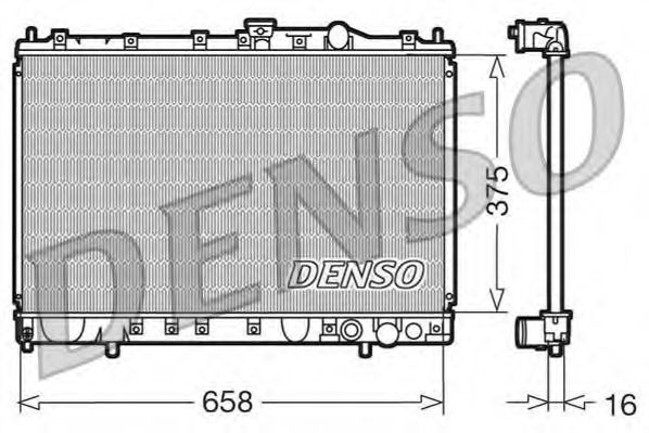 Imagine Radiator, racire motor DENSO DRM45002