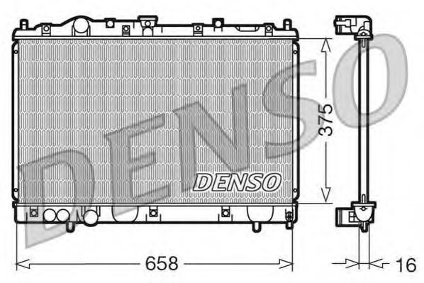 Imagine Radiator, racire motor DENSO DRM45004