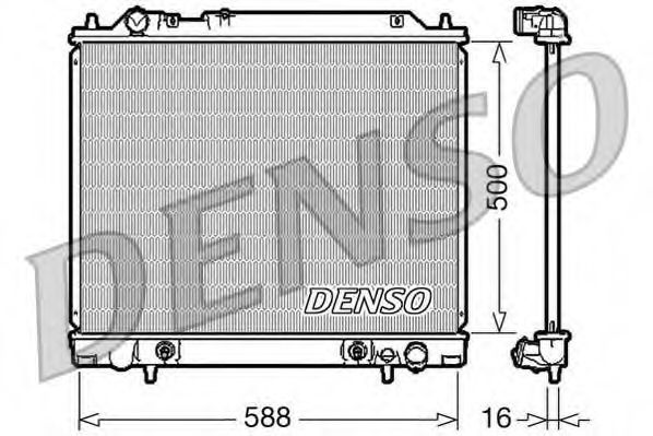 Imagine Radiator, racire motor DENSO DRM45013