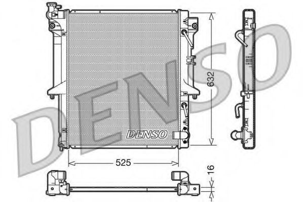 Imagine Radiator, racire motor DENSO DRM45018