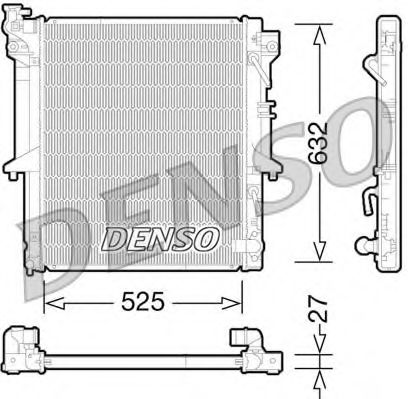 Imagine Radiator, racire motor DENSO DRM45035