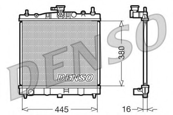 Imagine Radiator, racire motor DENSO DRM46002