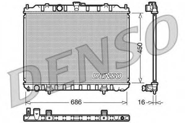 Imagine Radiator, racire motor DENSO DRM46004