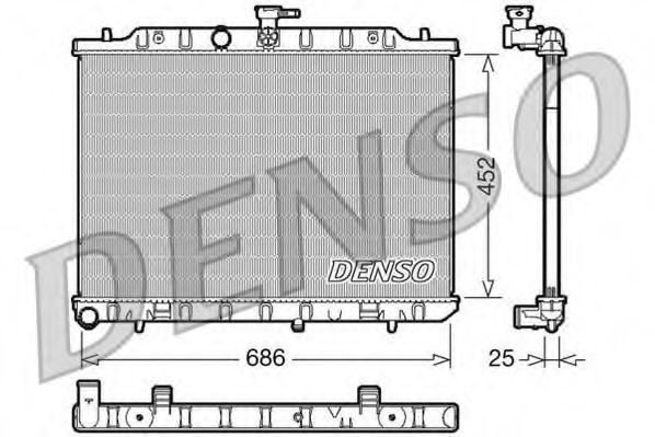 Imagine Radiator, racire motor DENSO DRM46007