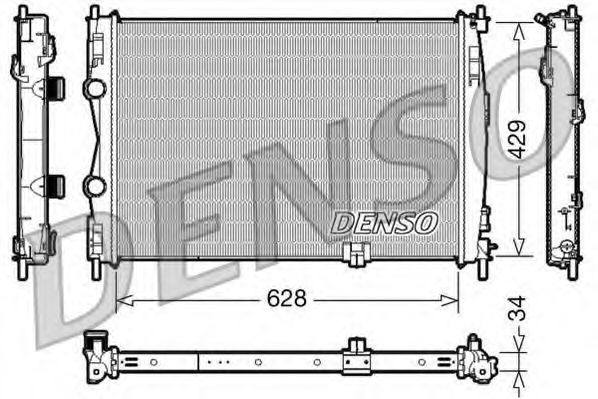 Imagine Radiator, racire motor DENSO DRM46017