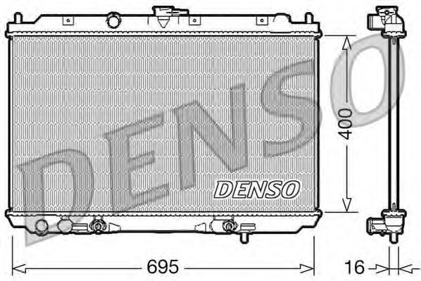 Imagine Radiator, racire motor DENSO DRM46026