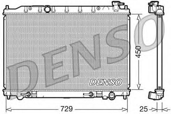 Imagine Radiator, racire motor DENSO DRM46029