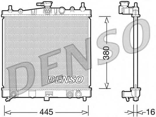 Imagine Radiator, racire motor DENSO DRM46036