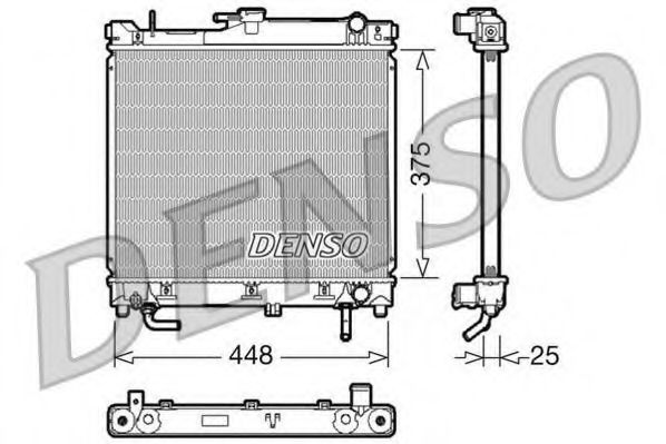 Imagine Radiator, racire motor DENSO DRM47003