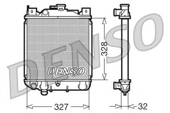 Imagine Radiator, racire motor DENSO DRM47006