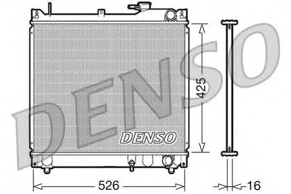 Imagine Radiator, racire motor DENSO DRM47015