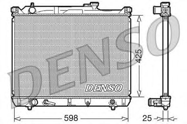 Imagine Radiator, racire motor DENSO DRM47021