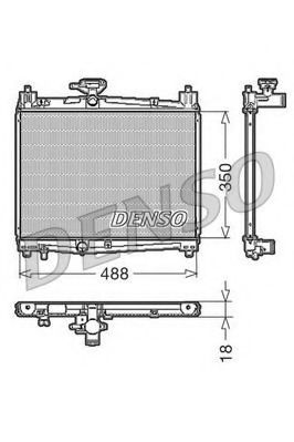 Imagine Radiator, racire motor DENSO DRM50001