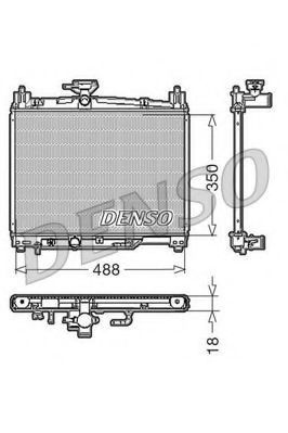 Imagine Radiator, racire motor DENSO DRM50002