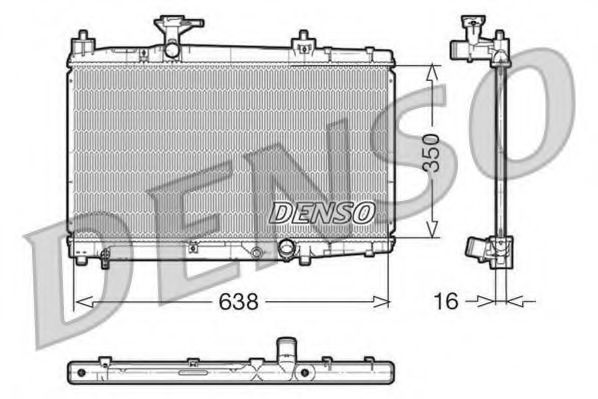 Imagine Radiator, racire motor DENSO DRM50007