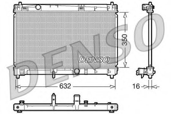 Imagine Radiator, racire motor DENSO DRM50009