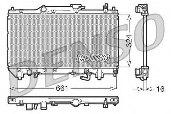 Imagine Radiator, racire motor DENSO DRM50017