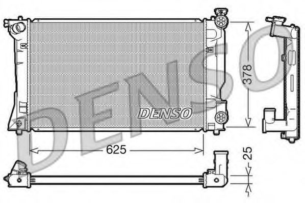 Imagine Radiator, racire motor DENSO DRM50035