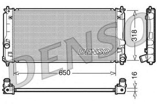 Imagine Radiator, racire motor DENSO DRM50044