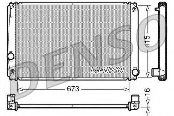 Imagine Radiator, racire motor DENSO DRM50051