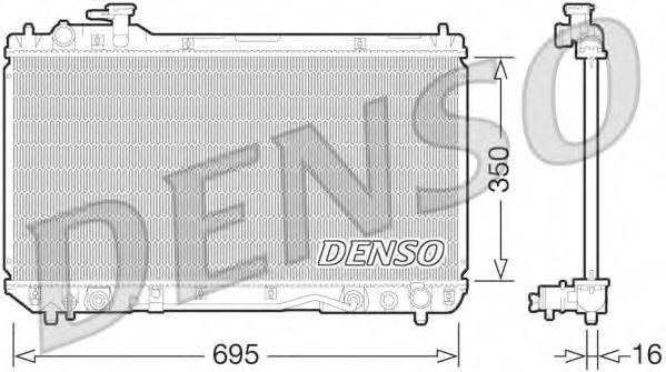 Imagine Radiator, racire motor DENSO DRM50061