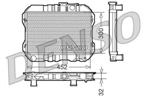 Imagine Radiator, racire motor DENSO DRM50200