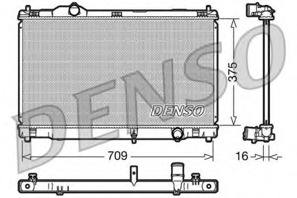 Imagine Radiator, racire motor DENSO DRM51001