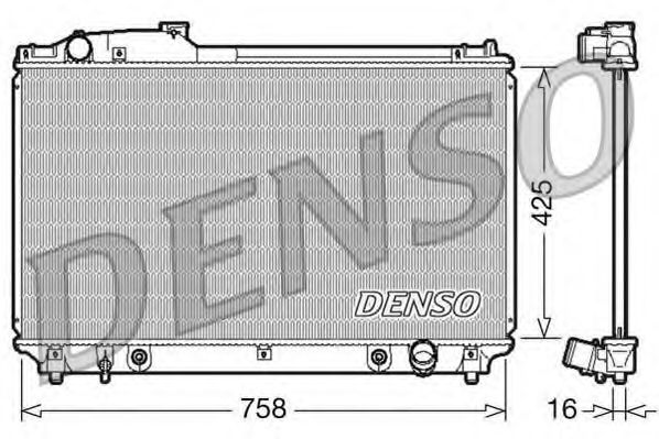 Imagine Radiator, racire motor DENSO DRM51003