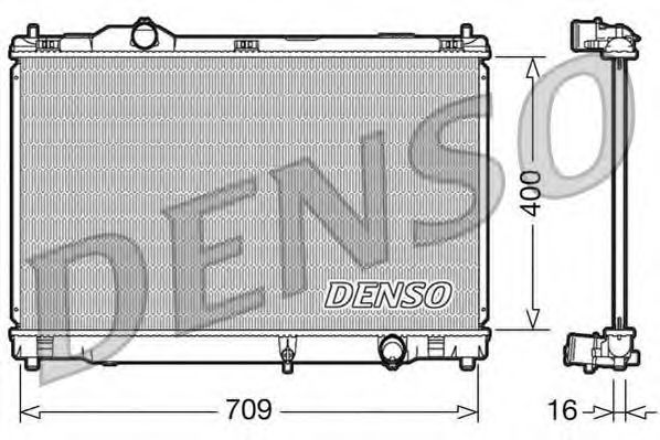 Imagine Radiator, racire motor DENSO DRM51008