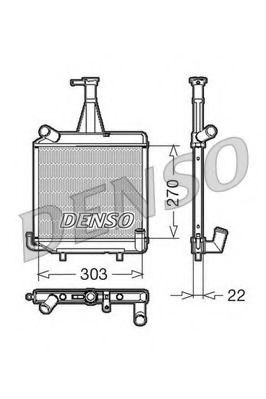 Imagine Radiator, racire motor DENSO DRM99000