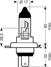 Imagine Bec, far faza lunga OSRAM 64193CBI-02B