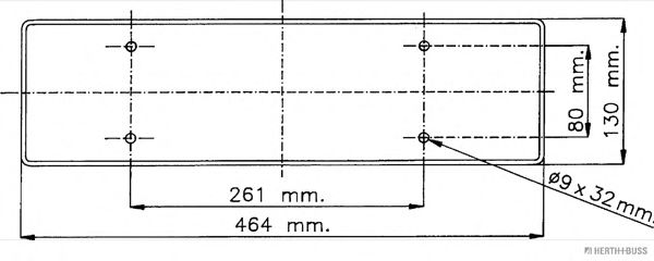 Imagine Lampa spate HERTH+BUSS ELPARTS 83840585