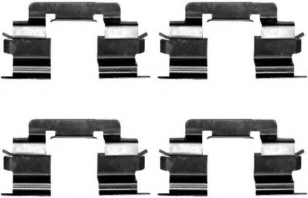 Imagine Set accesorii, placute frana MINTEX MBA1216