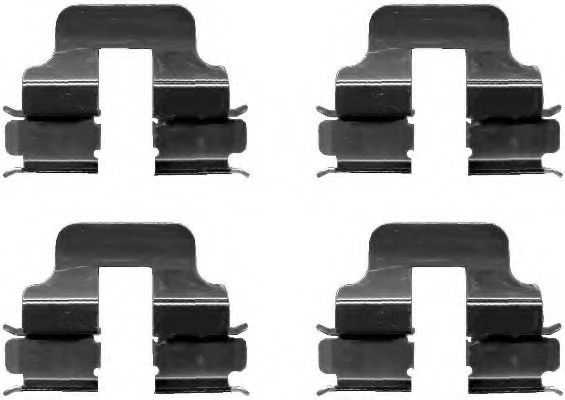 Imagine Set accesorii, placute frana MINTEX MBA1247