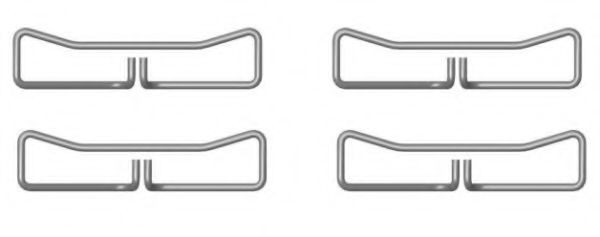 Imagine Set accesorii, placute frana MINTEX MBA1691