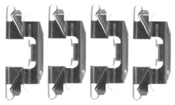 Imagine Set accesorii, placute frana MINTEX MBA1720