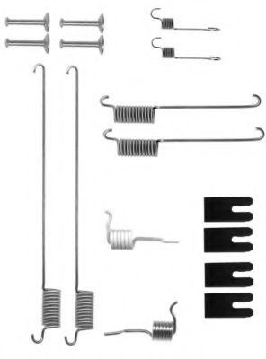 Imagine Set accesorii, sabot de frana MINTEX MBA829