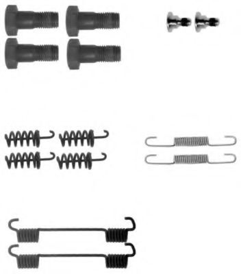 Imagine set accesorii, saboti frana parcare MINTEX MBA867