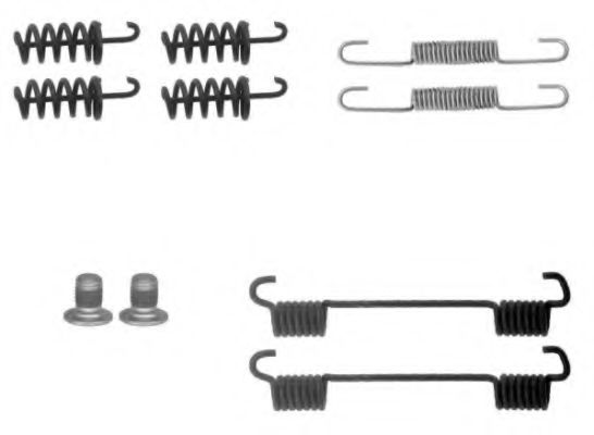 Imagine set accesorii, saboti frana parcare MINTEX MBA874