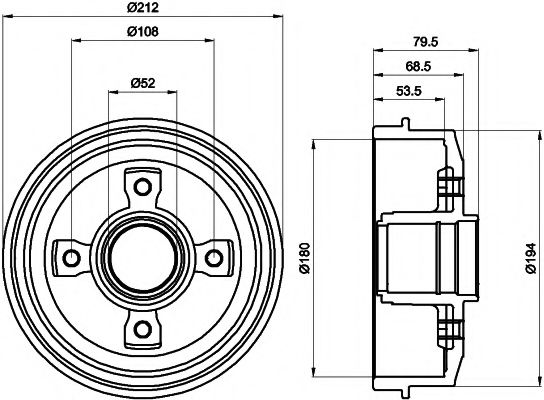 Imagine Tambur frana MINTEX MBD025