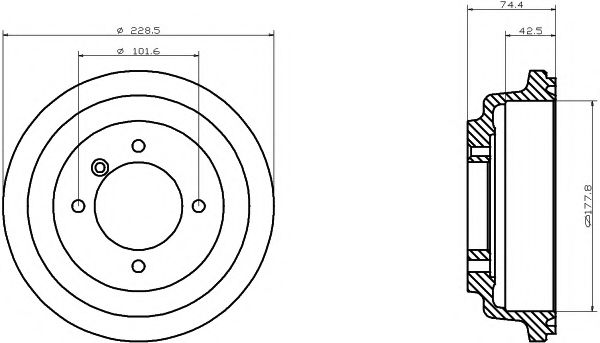 Imagine Tambur frana MINTEX MBD033