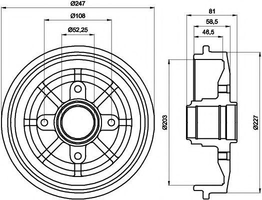 Imagine Tambur frana MINTEX MBD056