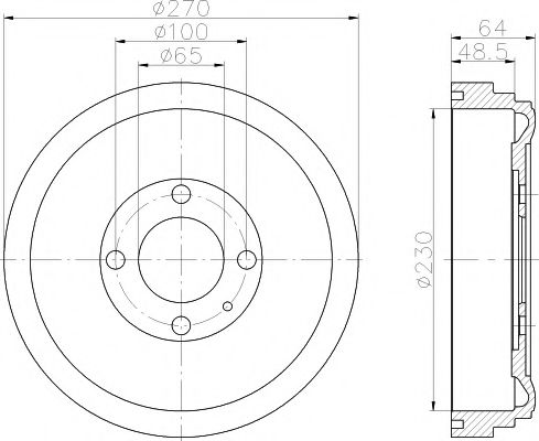 Imagine Tambur frana MINTEX MBD070