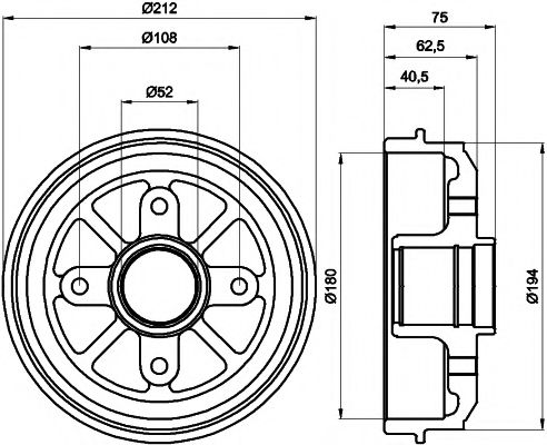 Imagine Tambur frana MINTEX MBD227