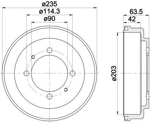 Imagine Tambur frana MINTEX MBD272