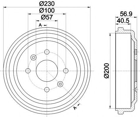 Imagine Tambur frana MINTEX MBD288