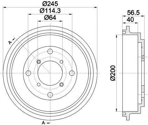 Imagine Tambur frana MINTEX MBD290